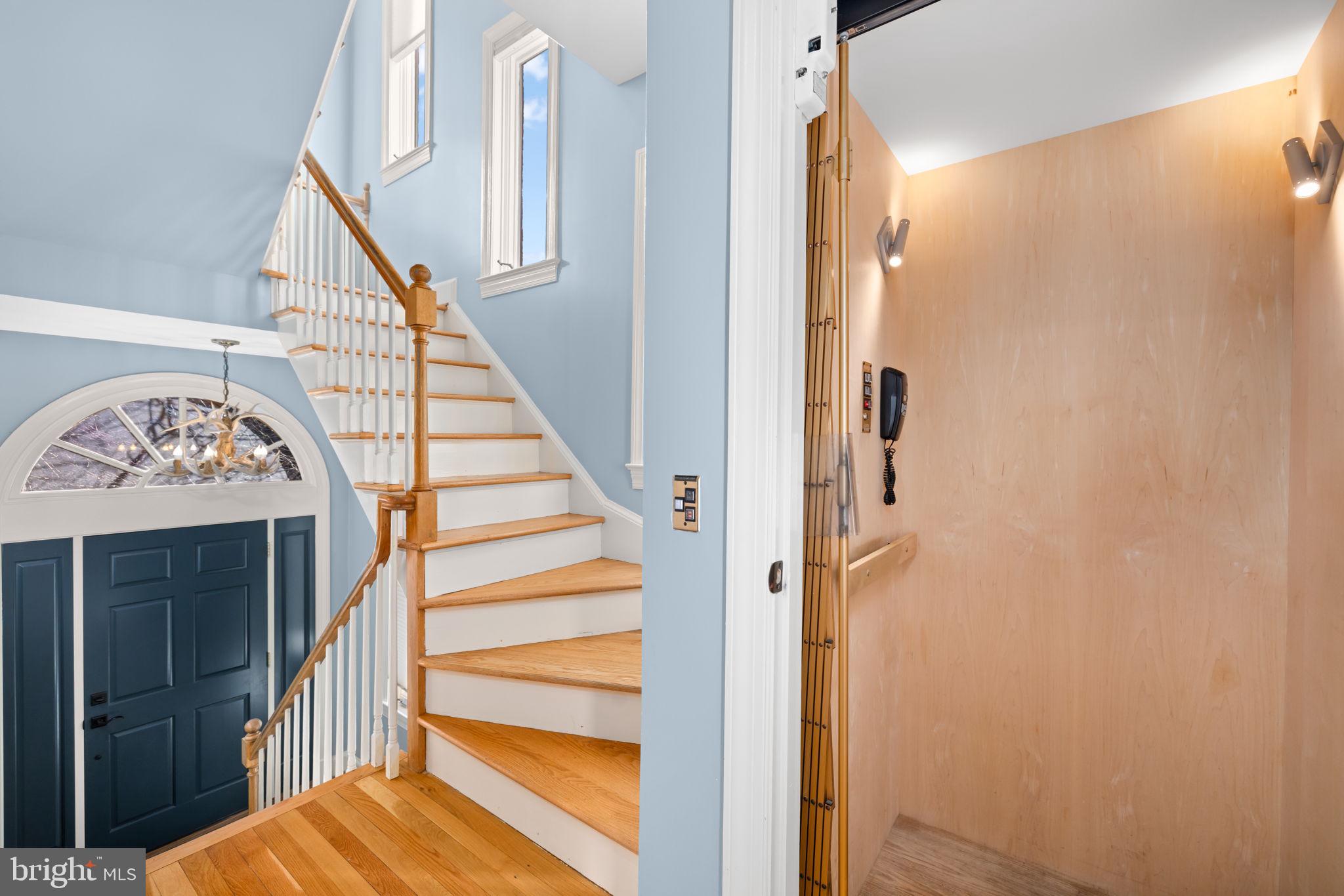 3988 Georgetown Court Northwest Washington, DC 20007 - Photo 16 of 38 a view of entryway and hall with wooden floor