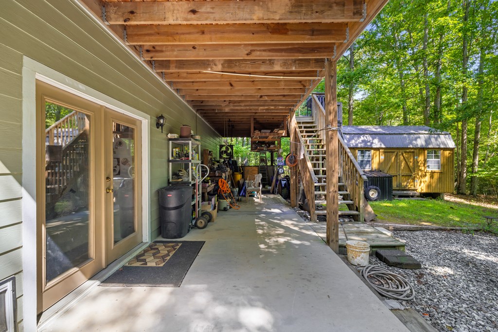 77 Chosen Ridge Morganton, GA 30560 - Photo 6 of 37 a view of a garage