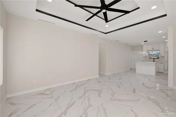 a view of an empty room