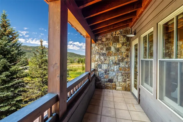 a view of a city from a balcony