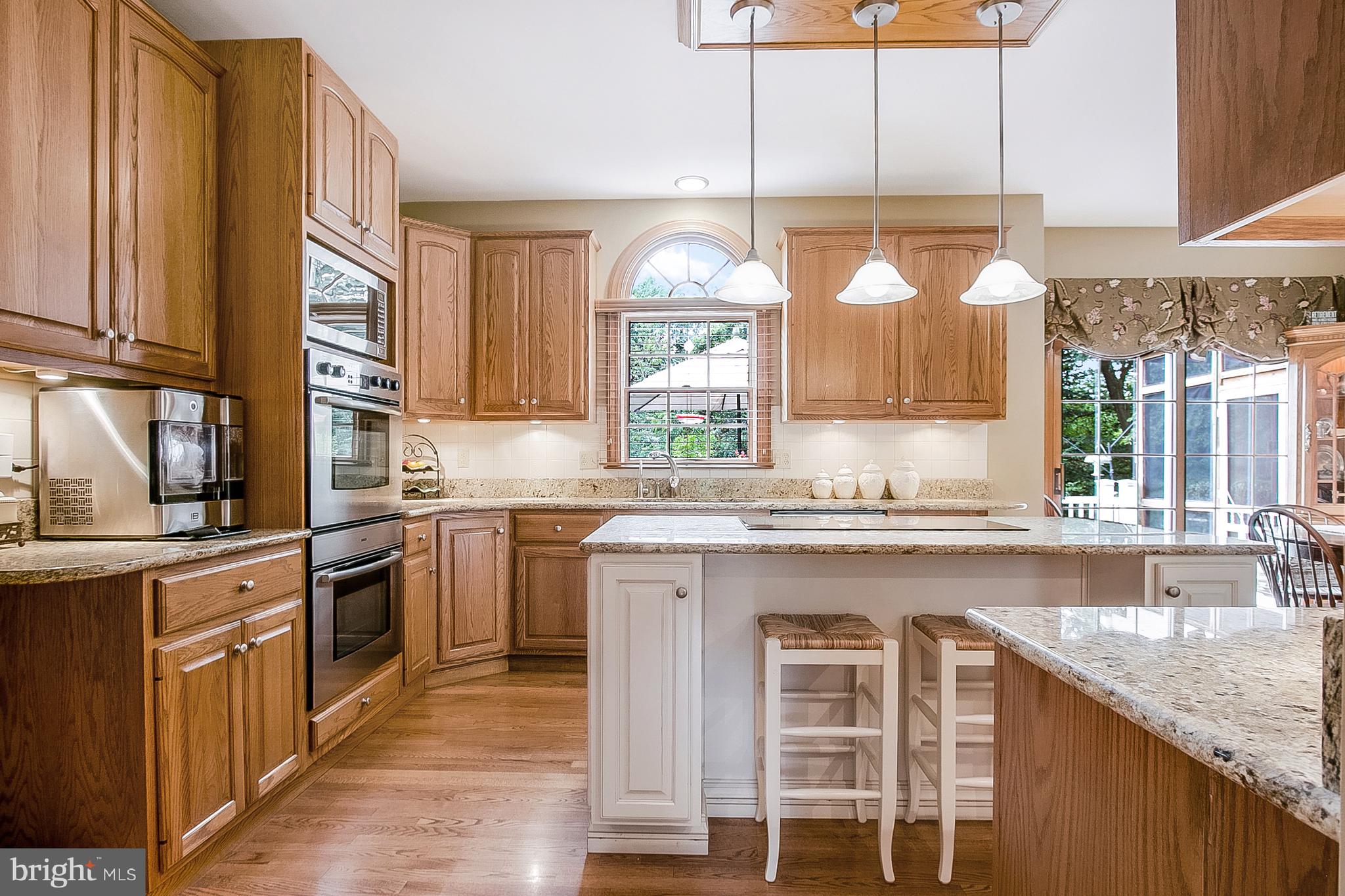 525 Ridgeview Drive Hockessin, DE 19707 - Photo 16 of 57 Pretty Circle Top Window Over Sink w/Backyard View