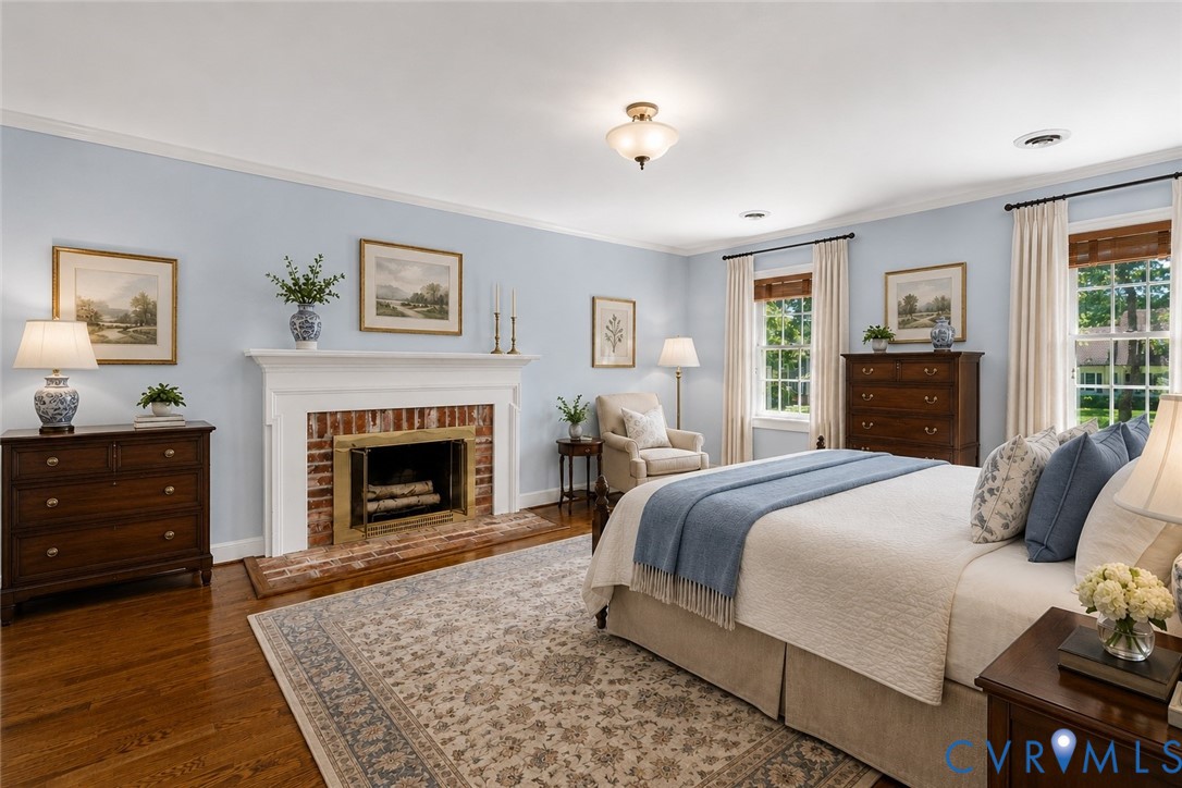 11520 Ivywood Road Chester, VA 23831 - Photo 8 of 35 Large primary with fireplace, ensuite bath and wal