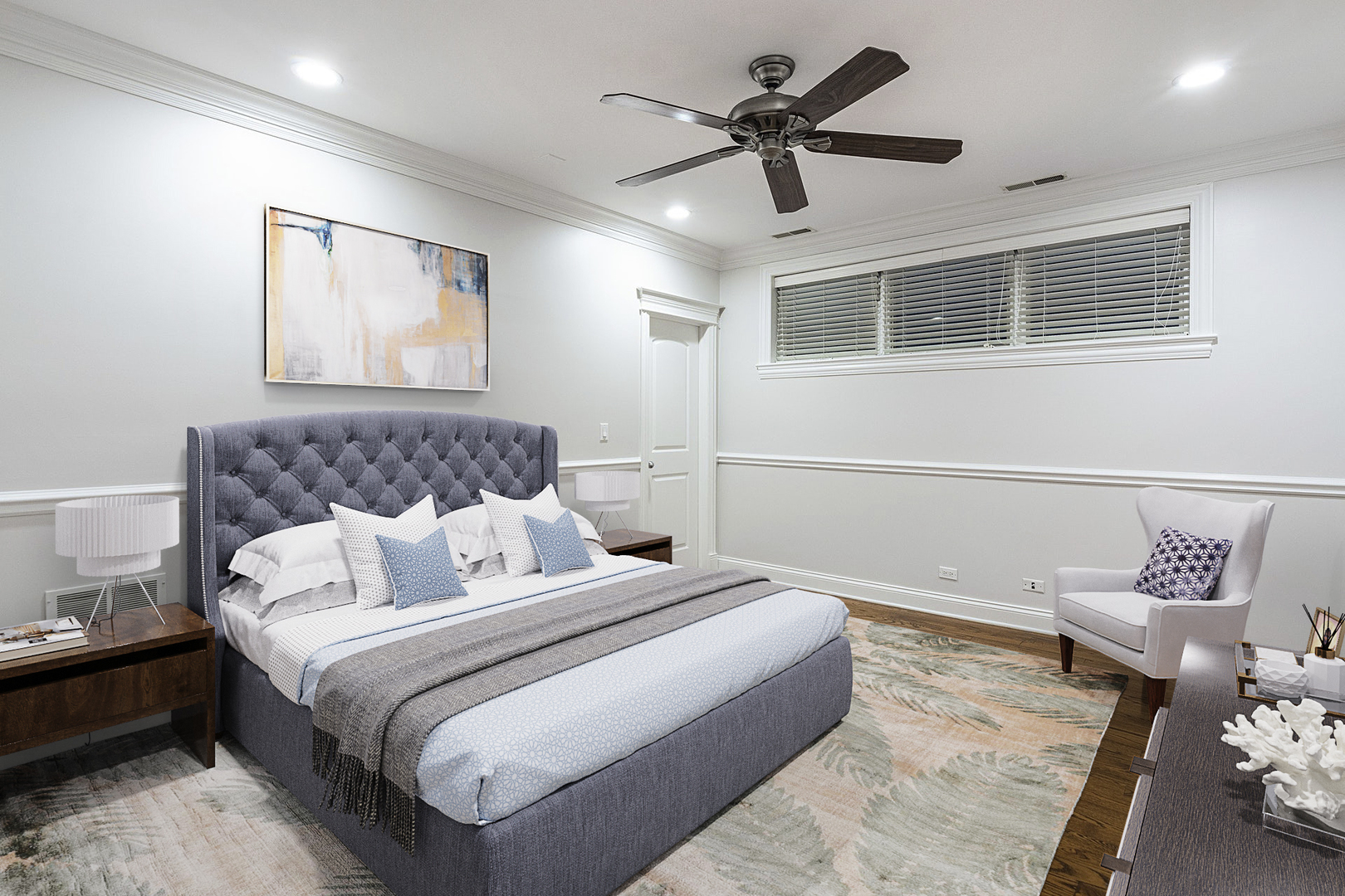 1049 West Monroe Street, Unit 1 Chicago, IL 60607 - Photo 15 of 22 a bedroom with a large bed and a window