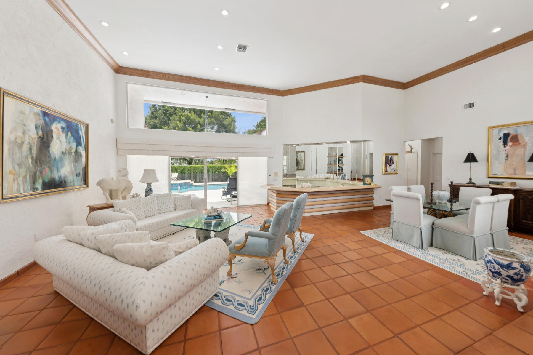 10403 Stonebridge Boulevard Boca Raton, FL 33498 - Photo 4 of 51 a living room with furniture and a large window