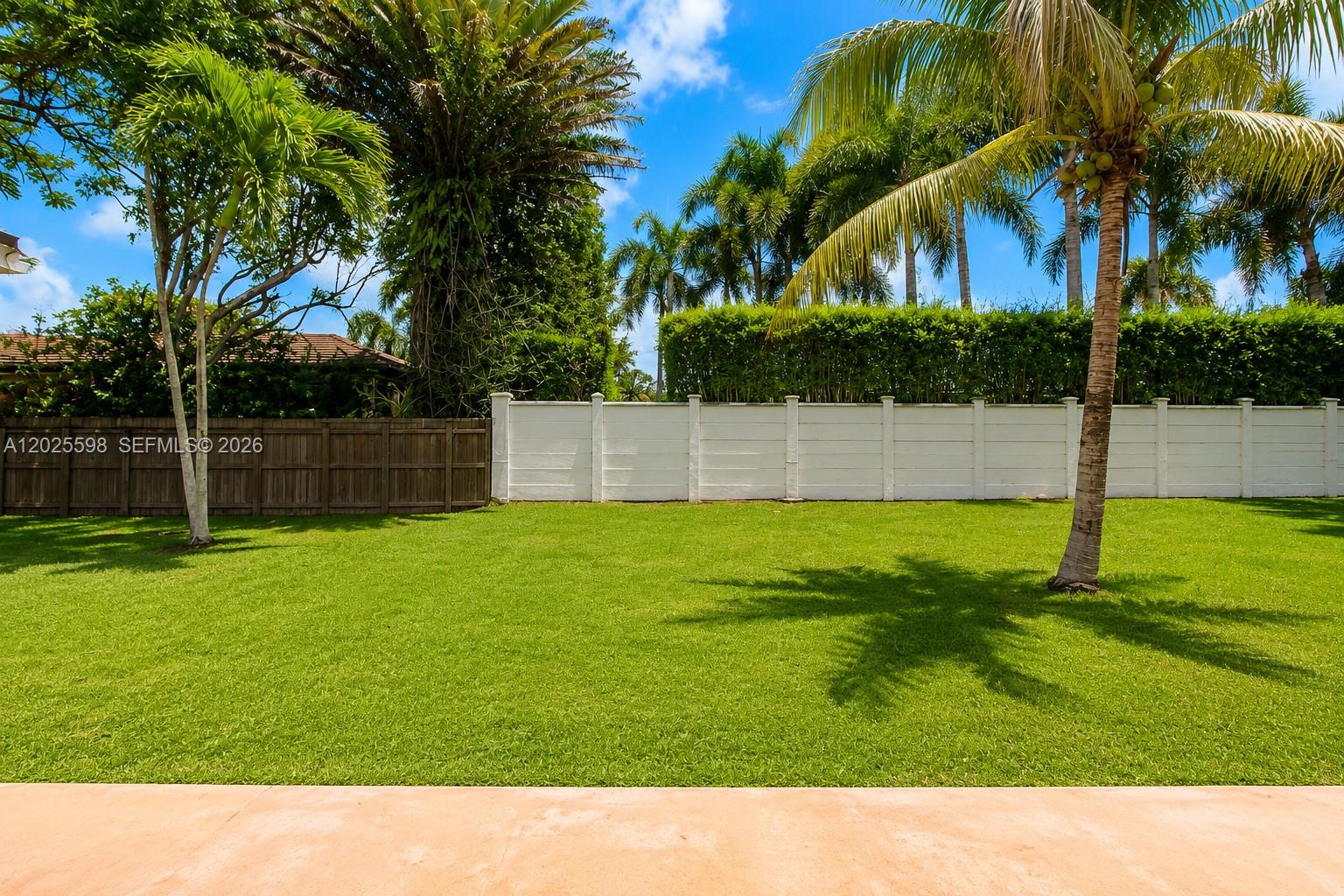 9421 Southwest 150th Street Miami, FL 33176 - Photo 28 of 31 a view of a backyard