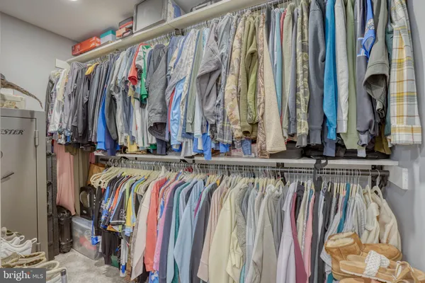 a view of storage and utility room