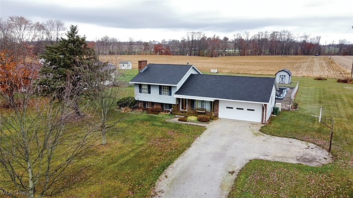 26234 Hartley Road Beloit, OH 44609 - Photo 1 of 6 Bird's eye view of front of house