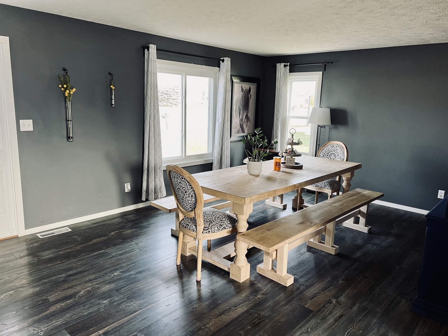 1090 Pickwick Drive Rochelle, IL 61068 - Photo 3 of 30 a view of a dining room with furniture window and wooden floor