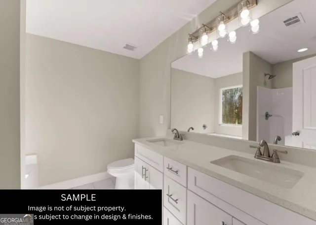 a view of a bathtub in a room