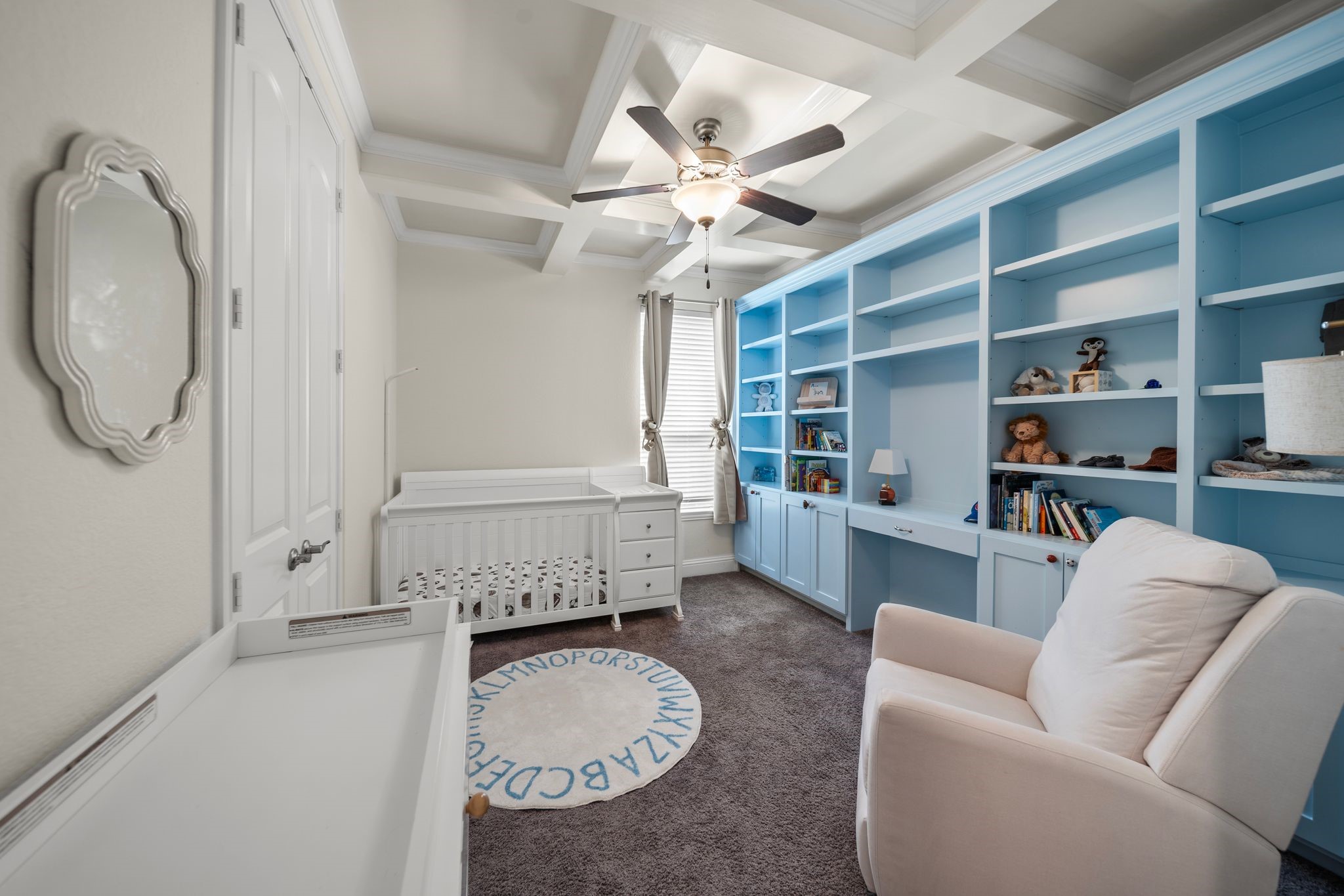 18307 Whistling Hills Road Cypress, TX 77433 - Photo 13 of 38 This is the 3rd bedroom on the 1st floor. Currently being used as a bedroom, this has also been used as an office. A full bath is right outside.
