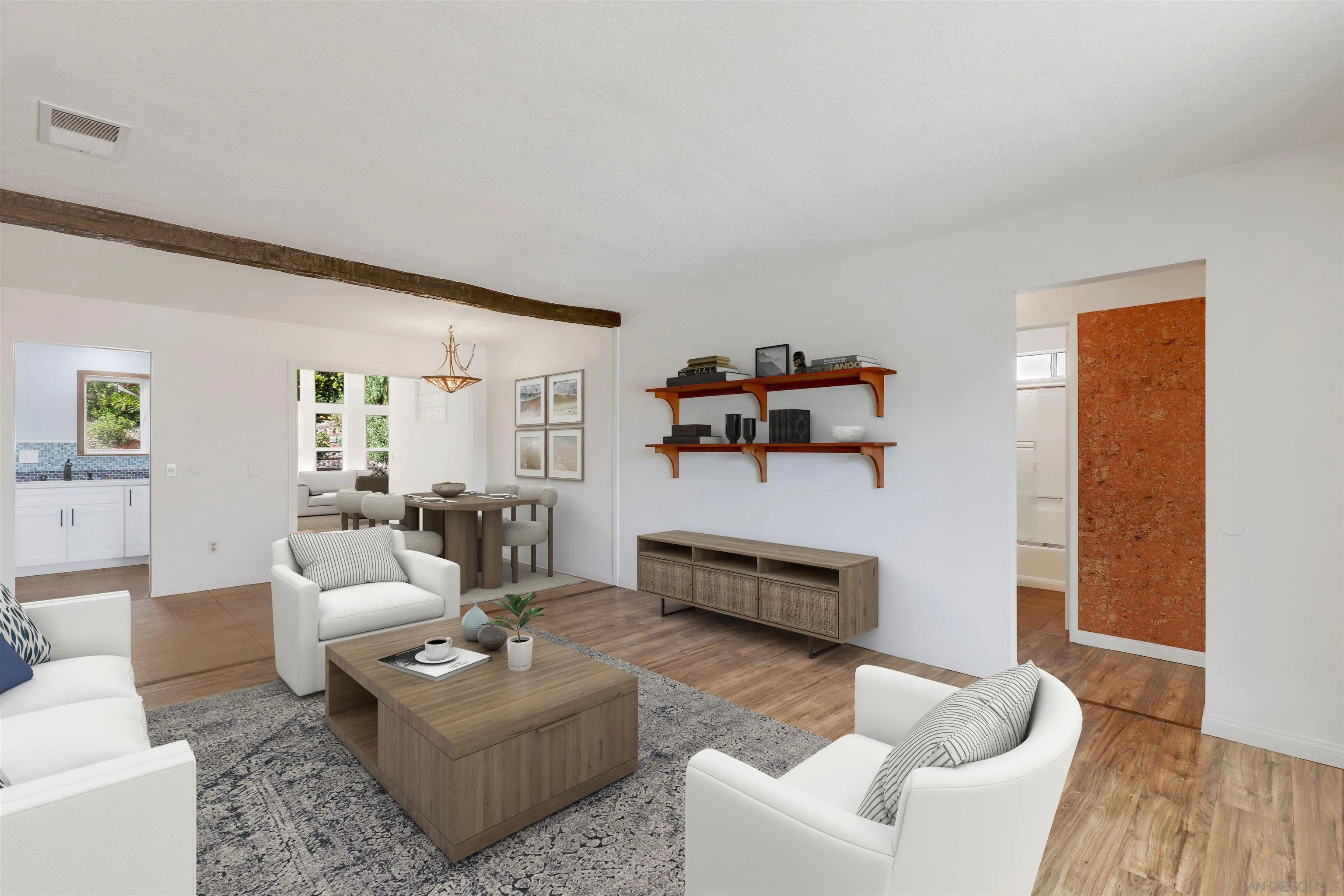 4716 Sunrise Ridge Oceanside, CA 92056 - Photo 8 of 31 a living room with furniture and a wooden floor
