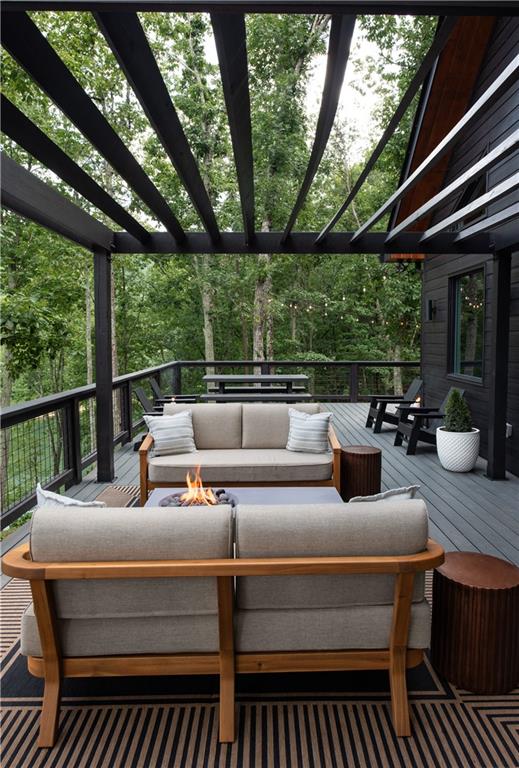 71 Geyser Court Ranger, GA 30734 - Photo 33 of 57 a outdoor living space with patio furniture and garden view