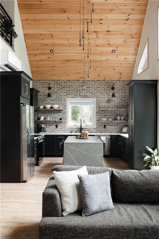 71 Geyser Court Ranger, GA 30734 - Photo 10 of 57 a living room with furniture wooden floor and a fireplace