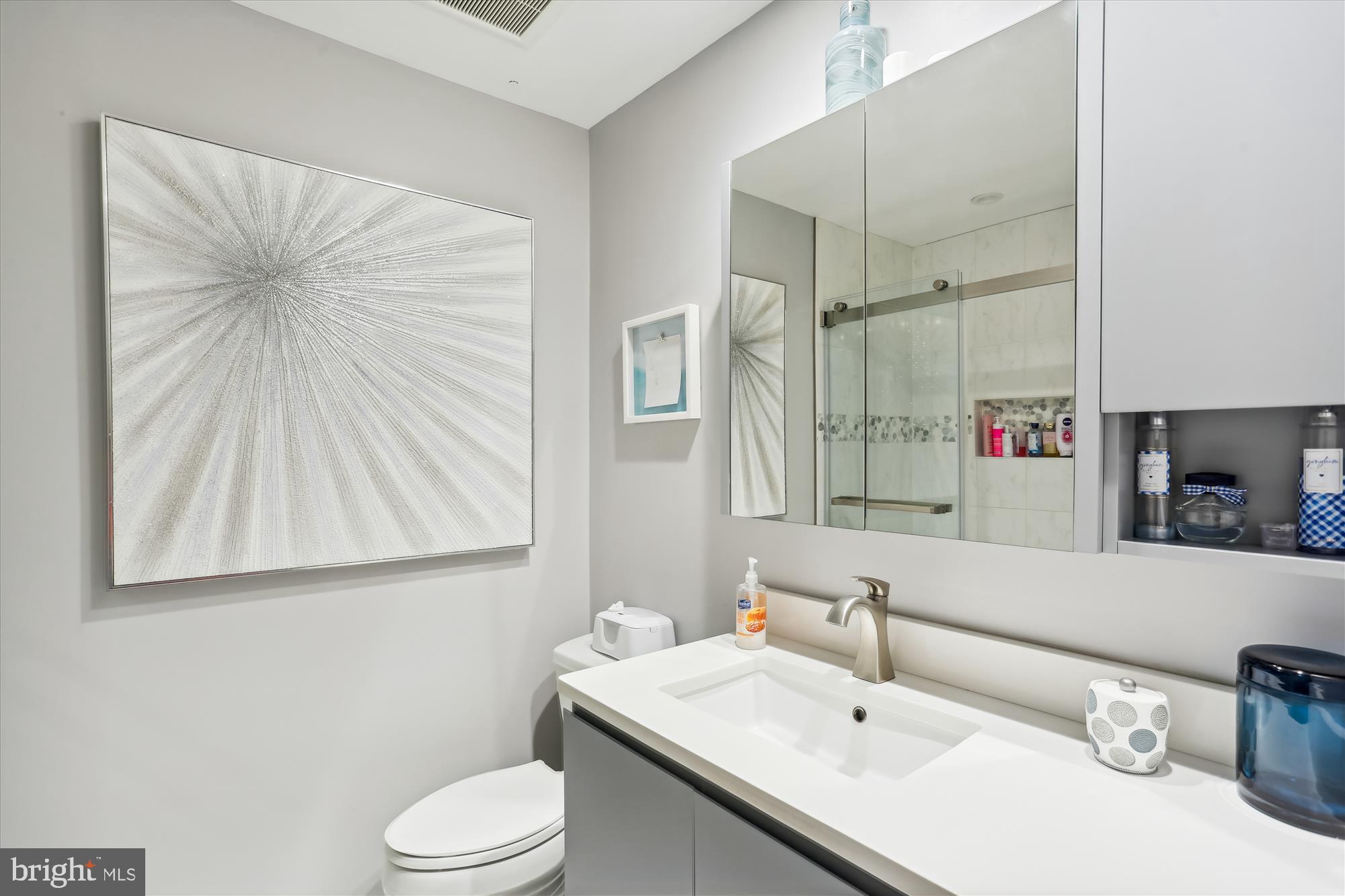 4117 Sir Walter Road Olney, MD 20832 - Photo 22 of 83 Renovated Primary Bath new quartz top vanity