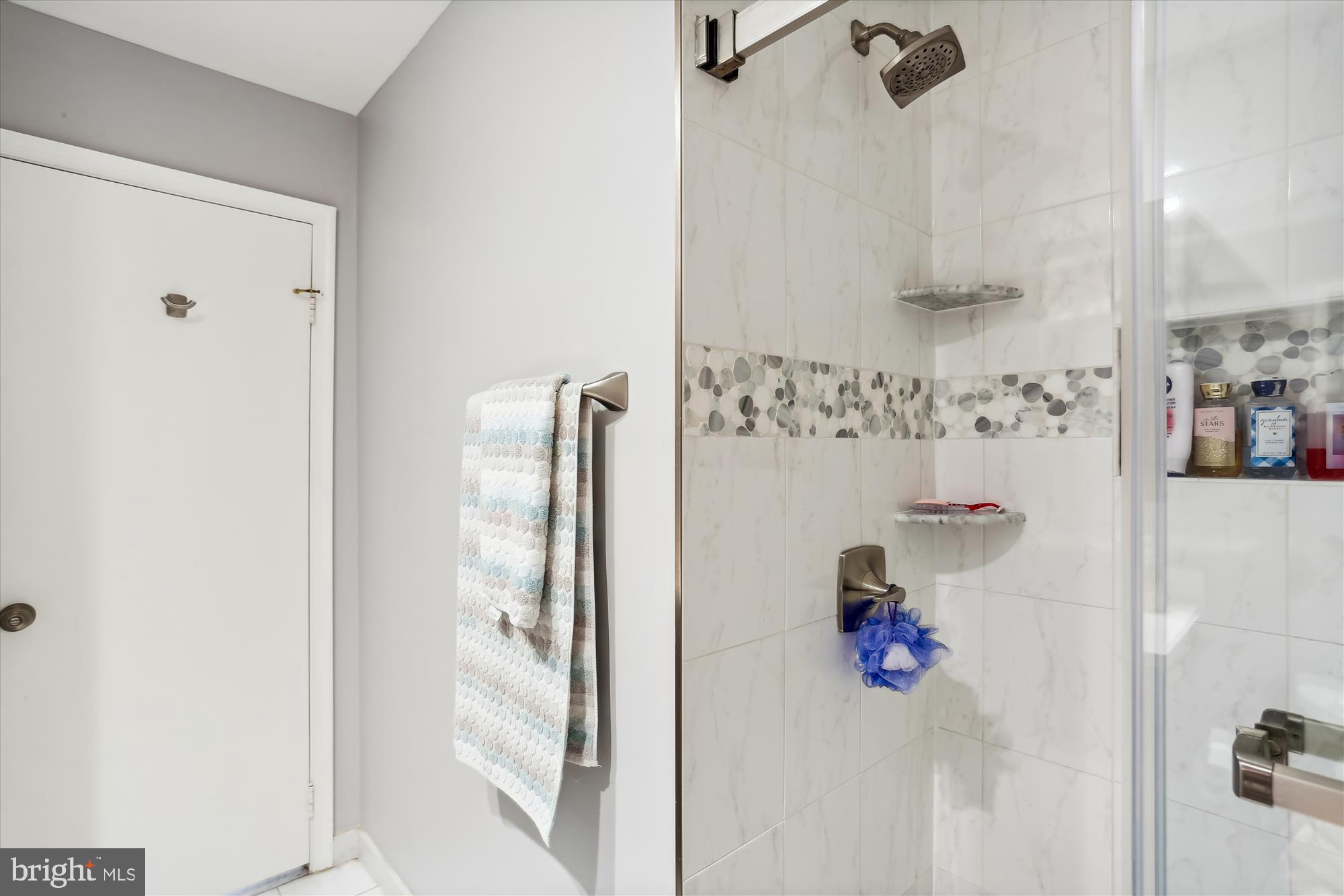 4117 Sir Walter Road Olney, MD 20832 - Photo 23 of 83 Glass-enclosed shower w designer tile