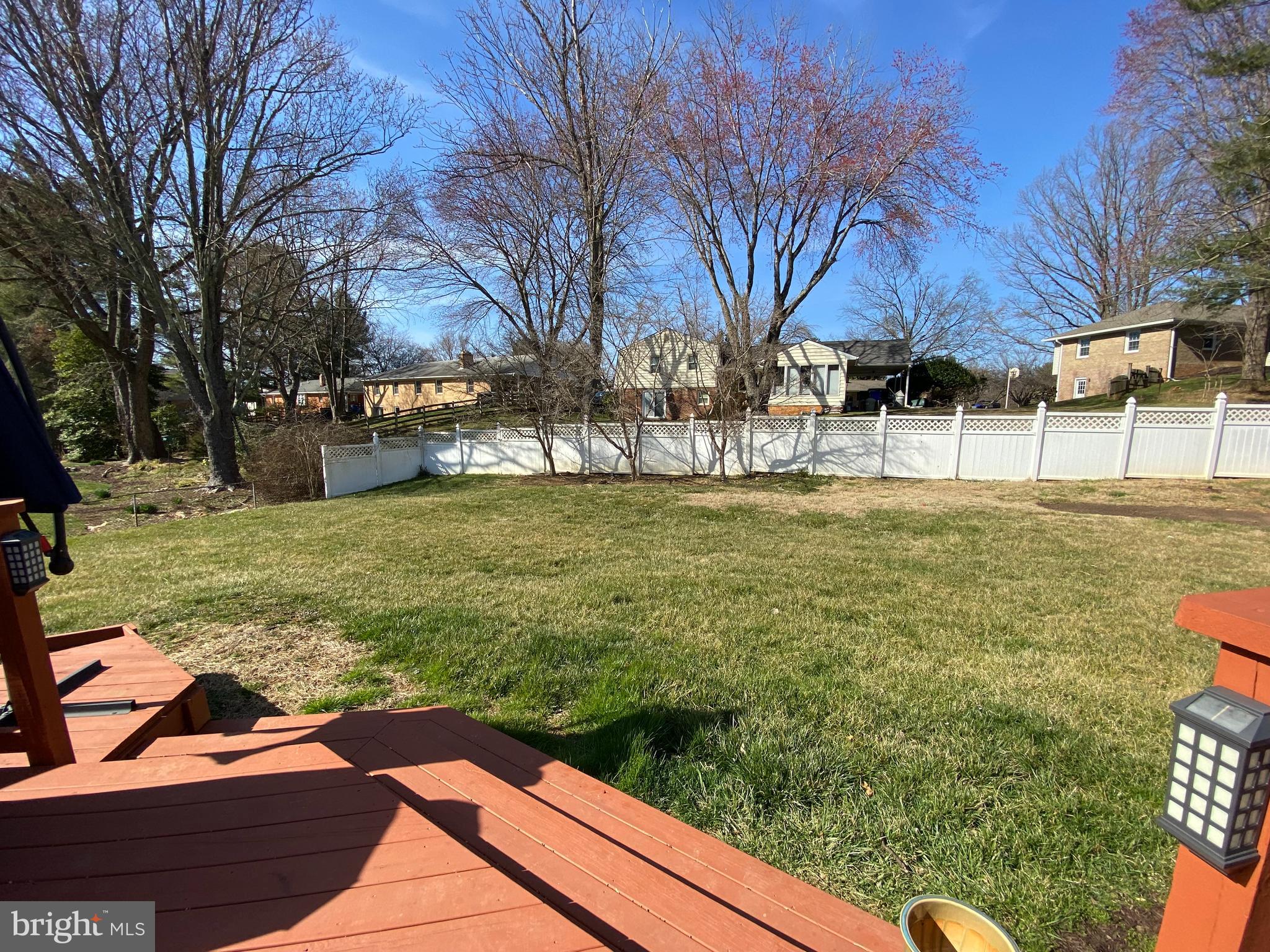 4117 Sir Walter Road Olney, MD 20832 - Photo 43 of 83 Deck overlooks rear yard and gardens