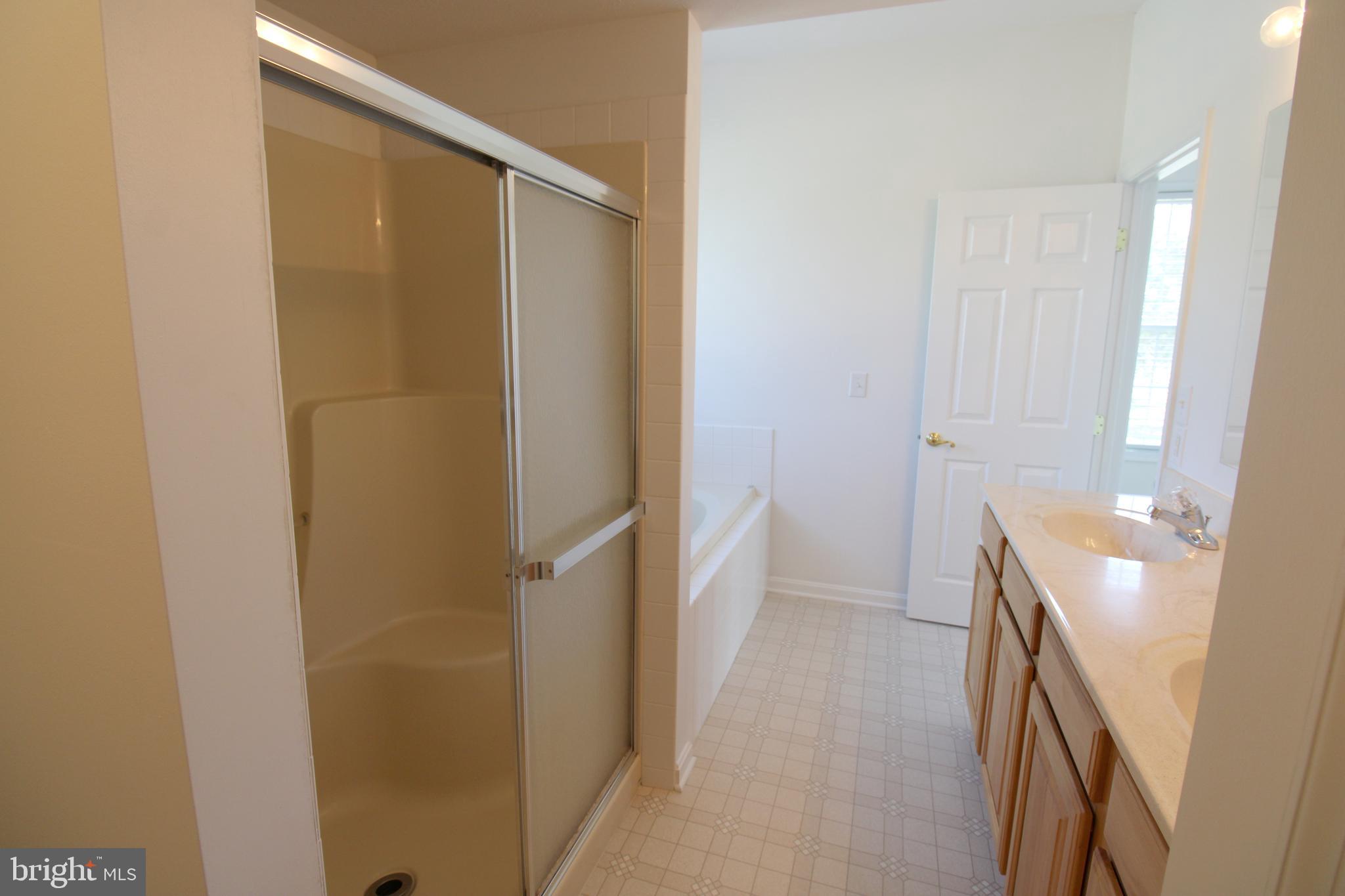 40461 Old Breton Beach Road Leonardtown, MD 20650 - Photo 34 of 61 a bathroom with a granite countertop shower and a sink