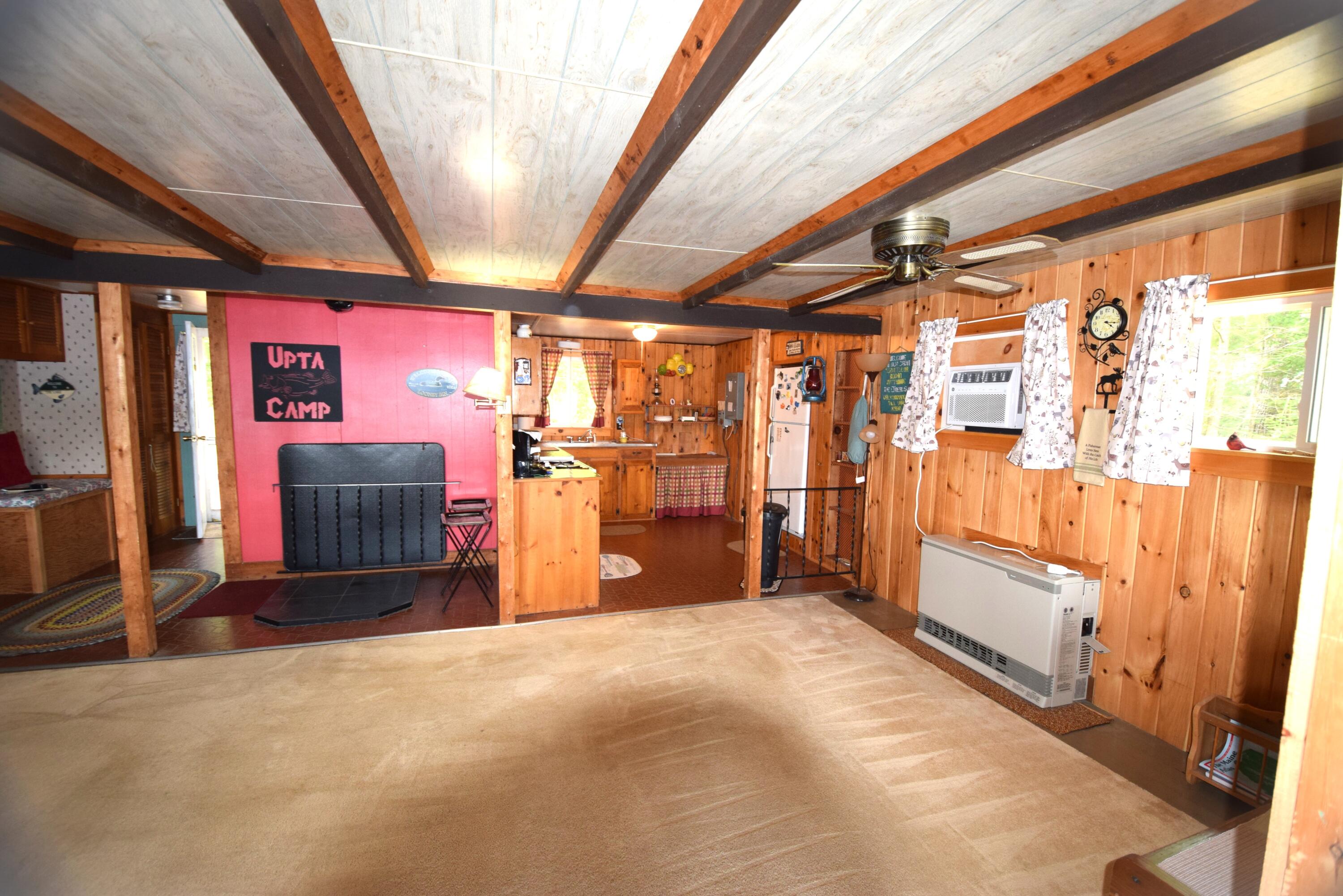 151 Hamilton Road Lakeville, ME 04487 - Photo 18 of 36 Living Room with Wood Stove Hook Up...