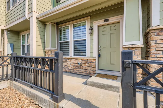 front view of a house with a porch