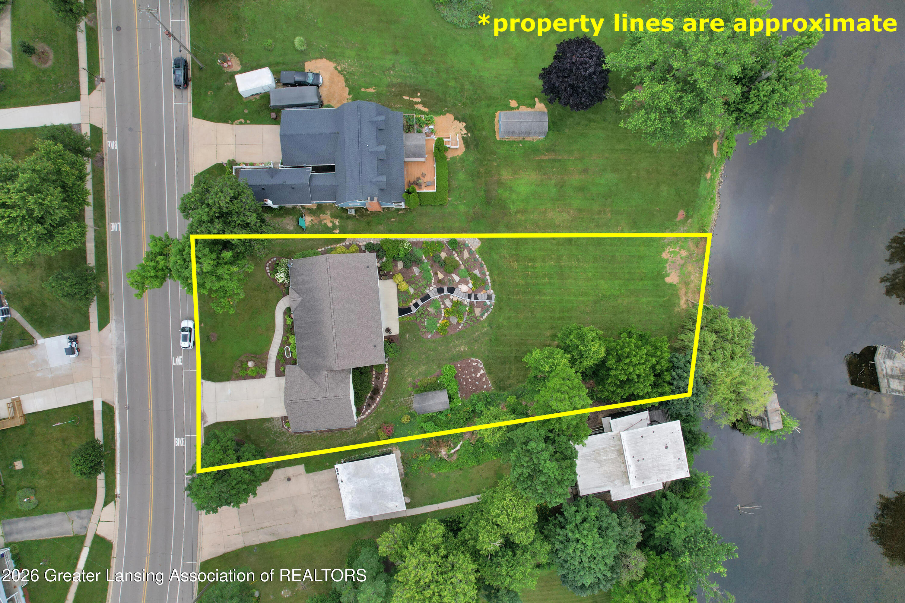 412 East Washington Street Dimondale, MI 48821 - Photo 43 of 43 Property Outline