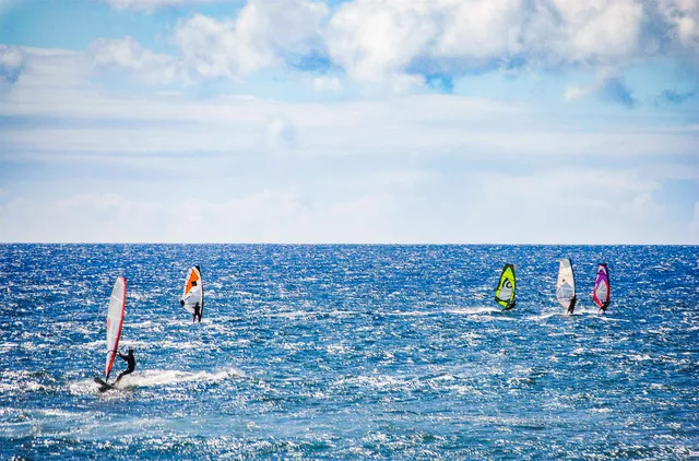 a view of a lake and mountain