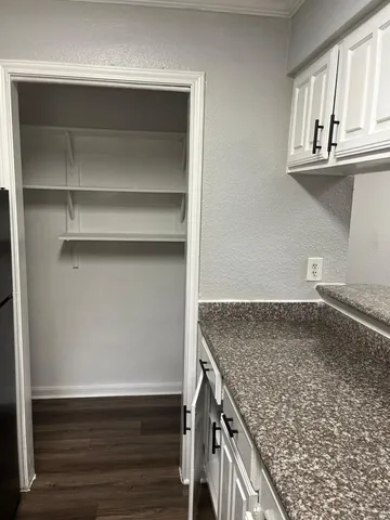 view of a room with an entryway