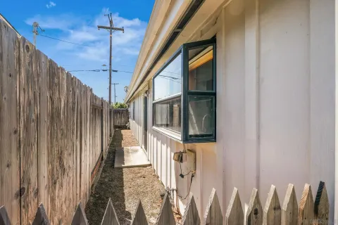 a view of front door