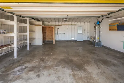 a view of a room with door