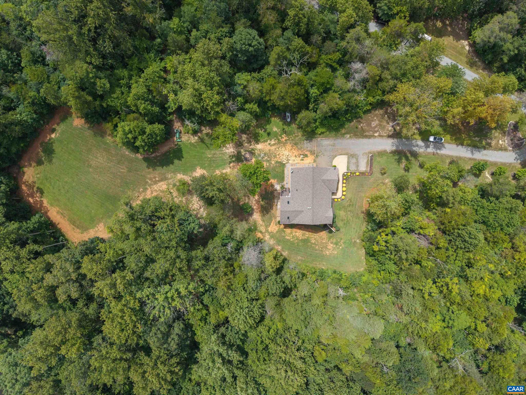 336 Bear Run Road Stanardsville, VA 22973 - Photo 65 of 67 an aerial view of a house with a yard