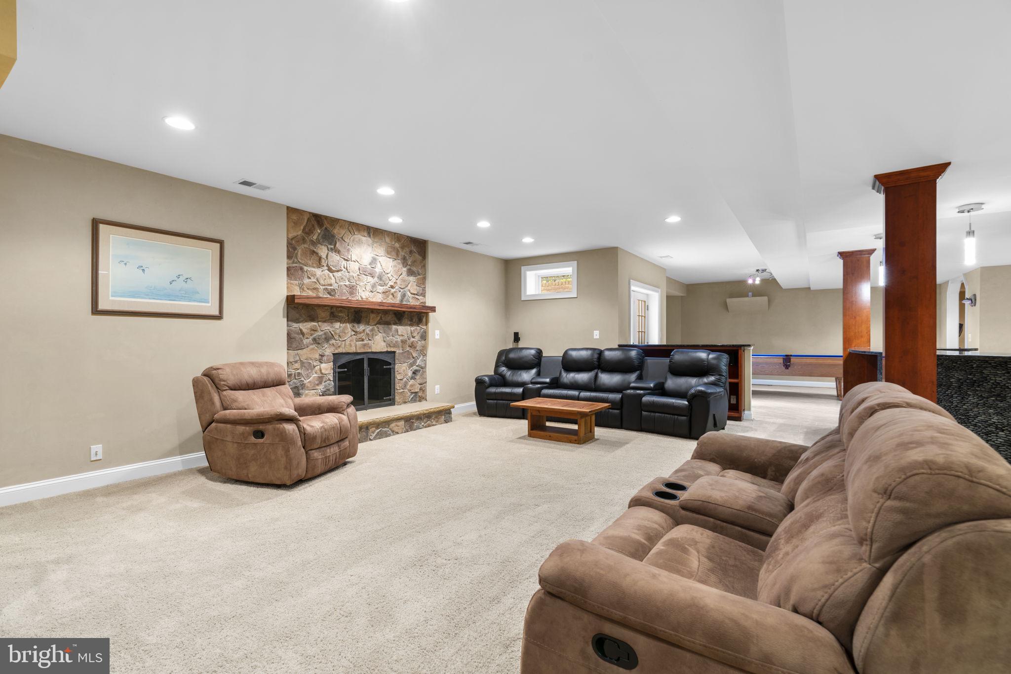 370 Eagle Hill Road Pasadena, MD 21122 - Photo 72 of 118 Lower Level Rec Room