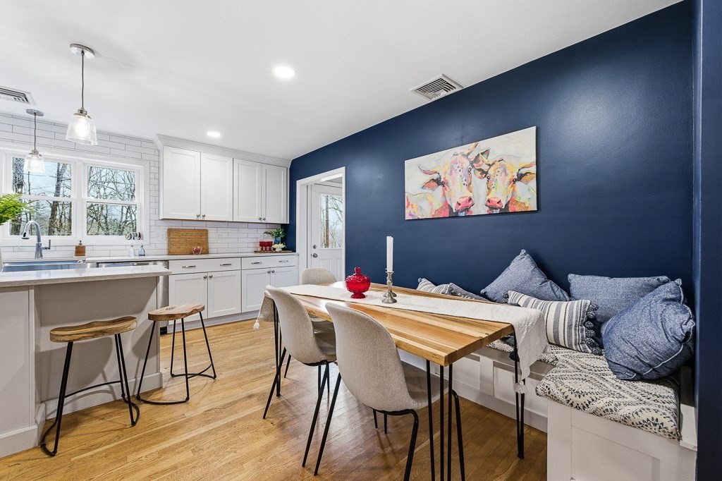 26 Prospect Street Blackstone, MA 01504 - Photo 7 of 41 a view of a dining room with furniture and wooden floor