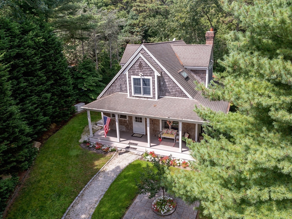 50 Pheasant Way Barnstable, MA 02632 - Photo 4 of 37 a aerial view of a house with a yard patio and swimming pool