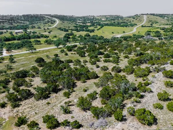 a view of a lake with a city