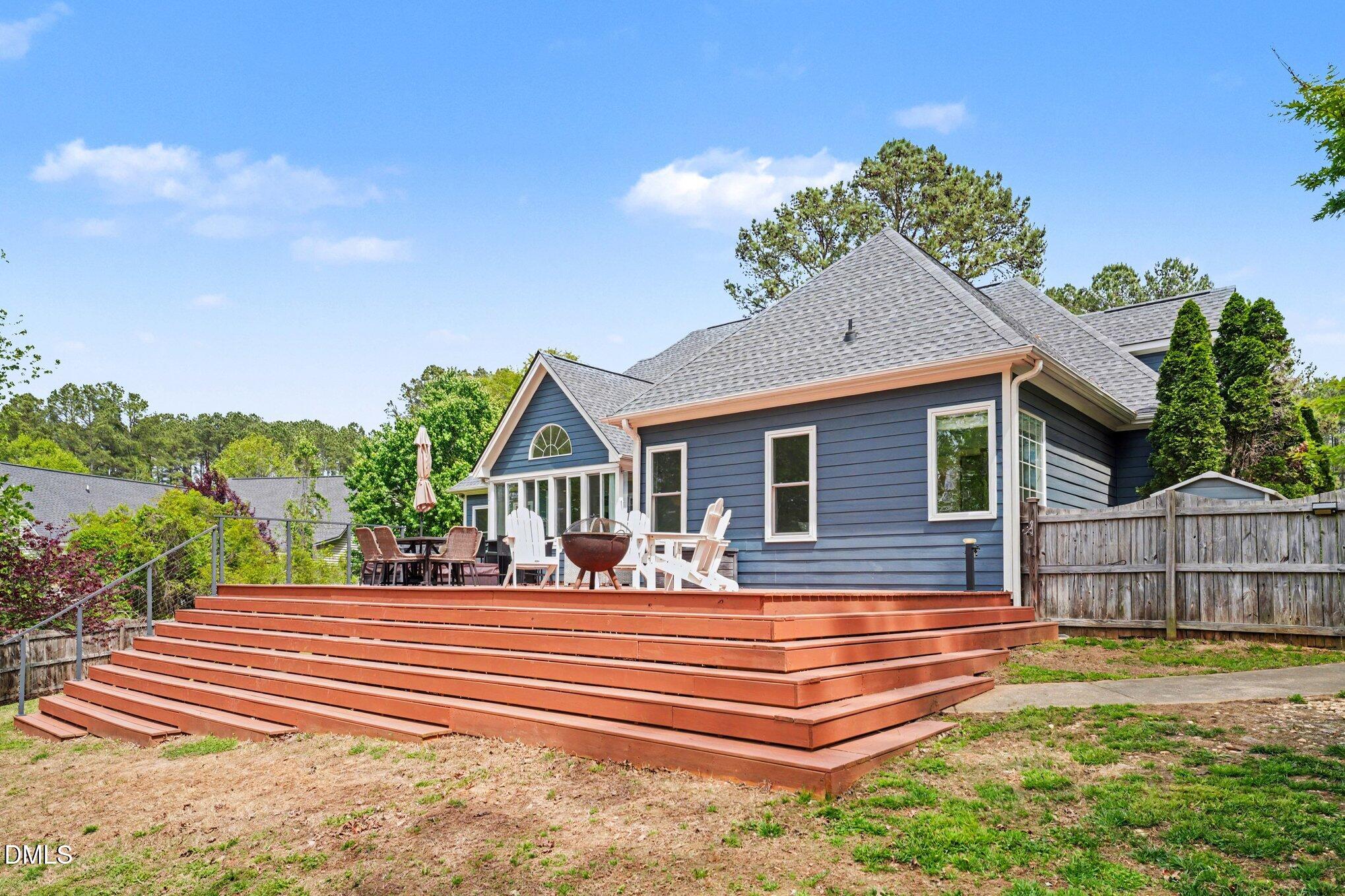 310 Cameron Drive Raleigh, NC 27603 - Photo 30 of 37 cameron-deck and house-mls