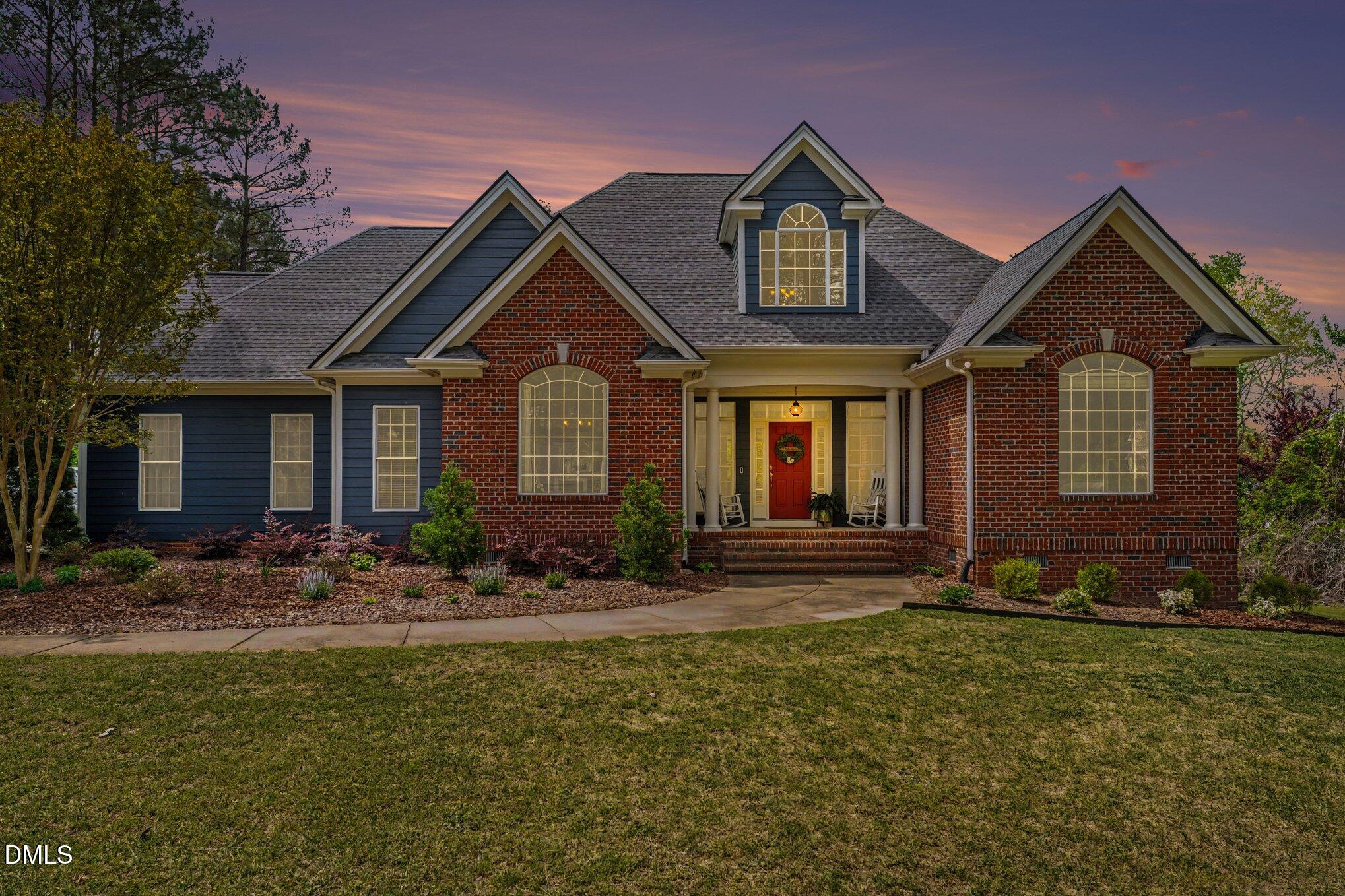 310 Cameron Drive Raleigh, NC 27603 - Photo 36 of 37 Cameron-Front-Eve-MLS