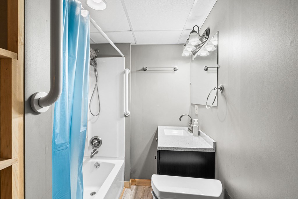 224 Shake Rag Road Hiawassee, GA 30546 - Photo 15 of 47 a bathroom with a toilet sink and shower