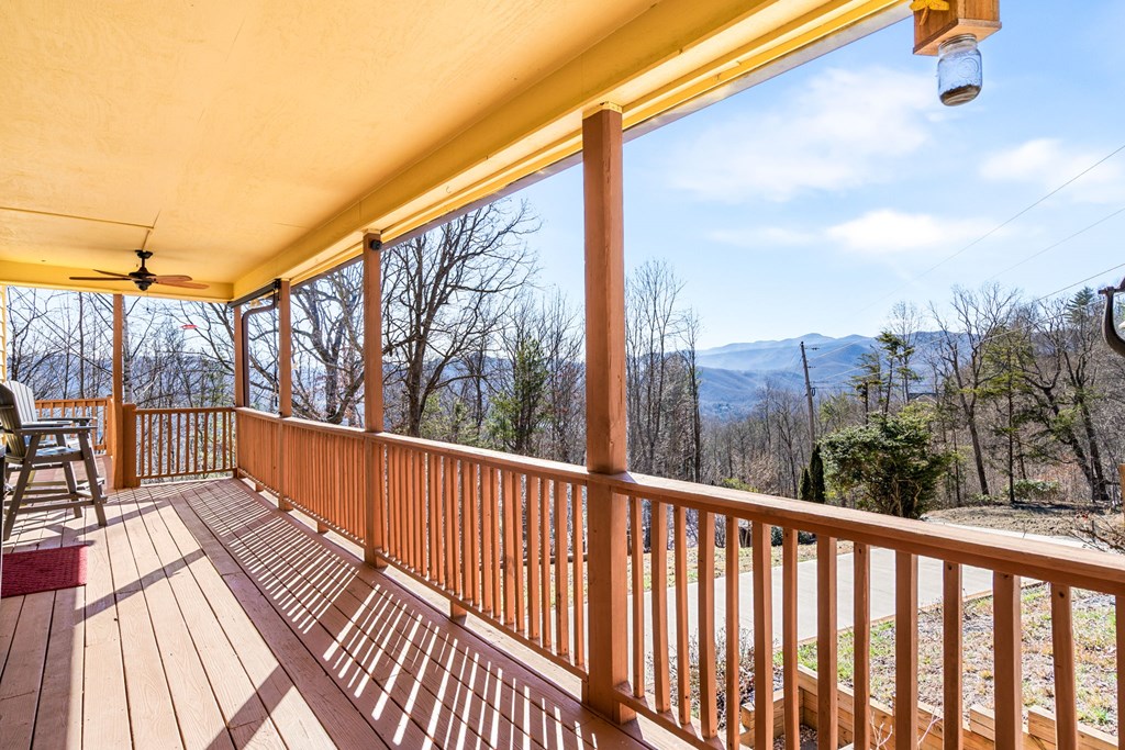 224 Shake Rag Road Hiawassee, GA 30546 - Photo 41 of 47 a view of balcony with wooden floor