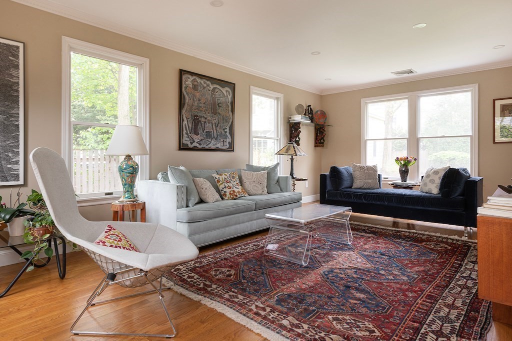 113 Waltham Street Lexington, MA 02421 - Photo 4 of 13 a living room with furniture and a large window
