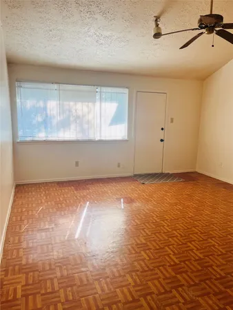 an empty room with a natural light