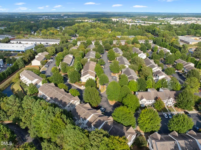 a view of backyard with green space