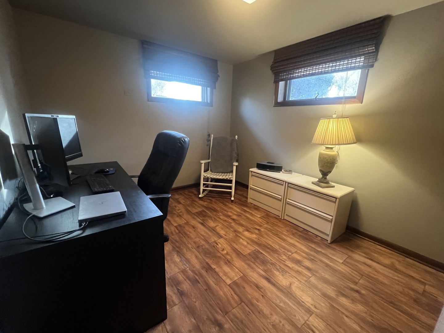 1380 South Regan Road New Lenox, IL 60451 - Photo 31 of 39 a reading room with furniture and lamp