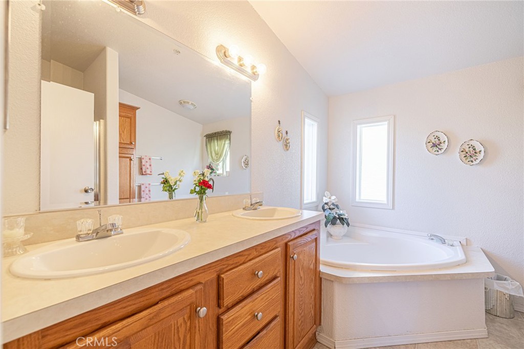 29520 Piani Road Pearblossom, CA 93553 - Photo 21 of 40 a bathroom with a sink and a bathtub