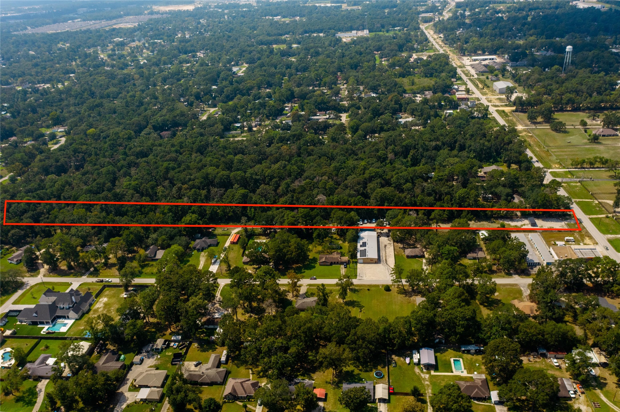 23544 Ford Road Porter, TX 77365 - Photo 7 of 15 a view of swimming pool from a balcony