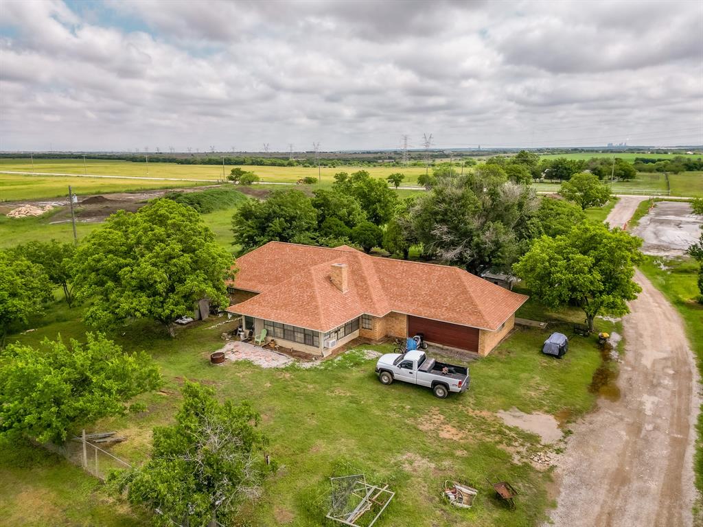2661 V V Jones Road Venus, TX 76084 - Photo 8 of 12 an aerial view of a house with garden space and ocean view