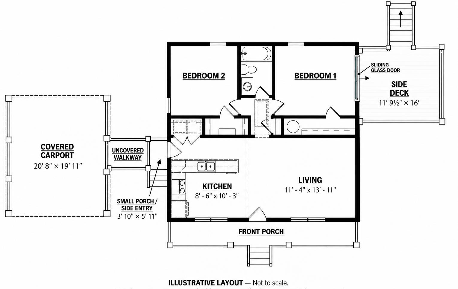 880 Evins Road Pauline, SC 29374 - Photo 31 of 32 Not to scale.