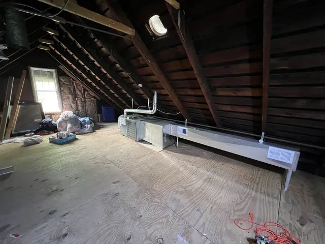 a view of room with gym equipment