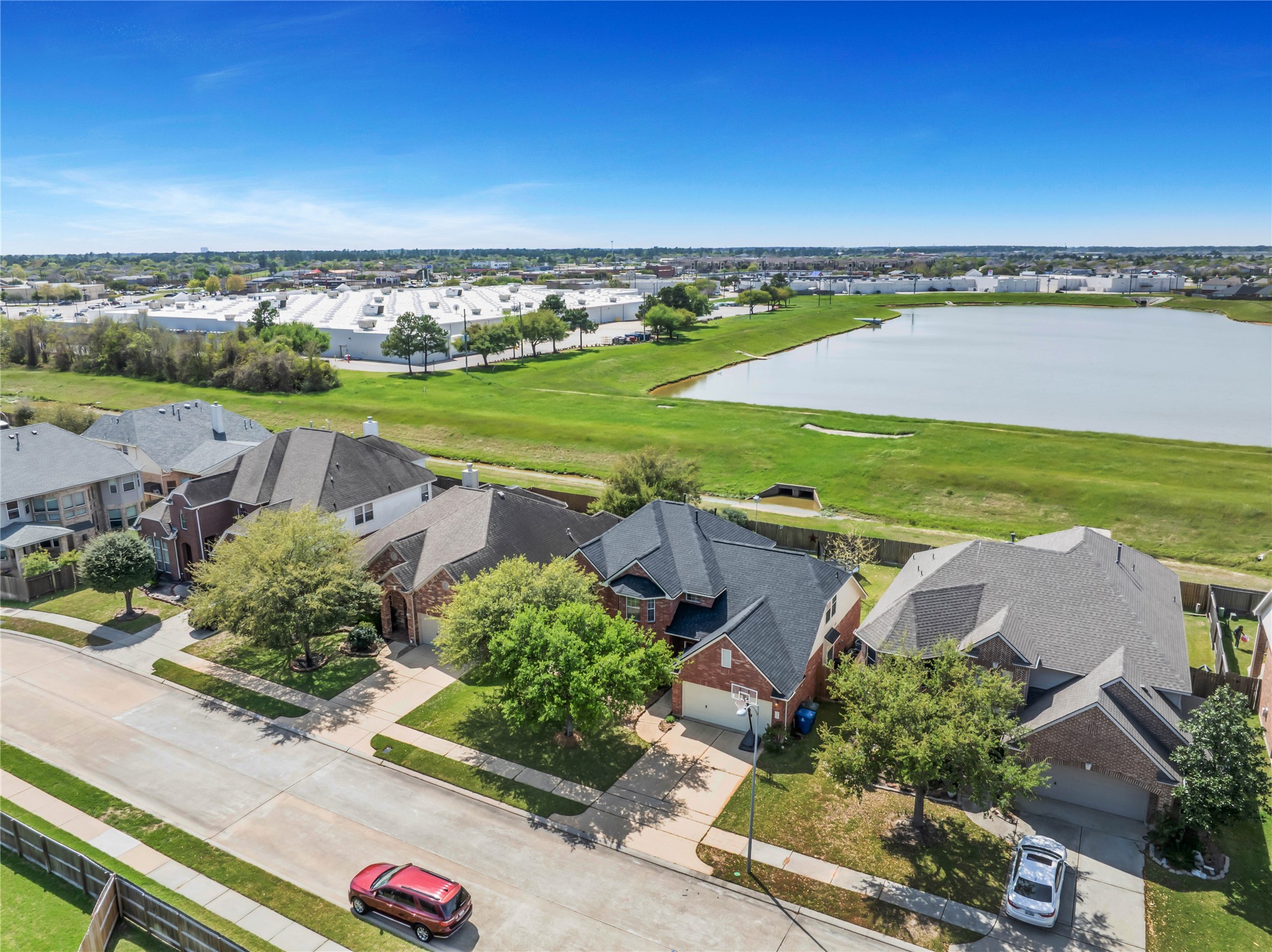 21715 Flecherwood Court Spring, TX 77388 - Photo 43 of 43 an aerial view of a house with a garden