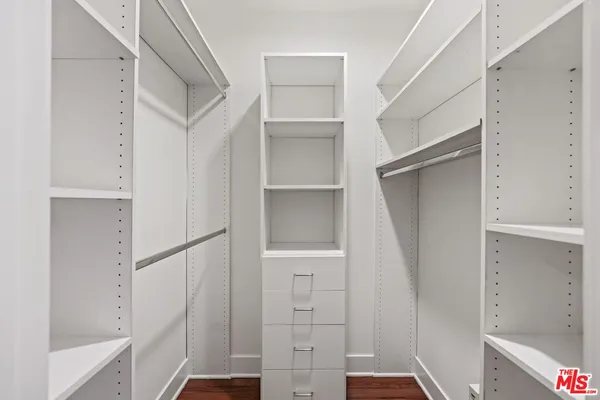 a view of walk in closet