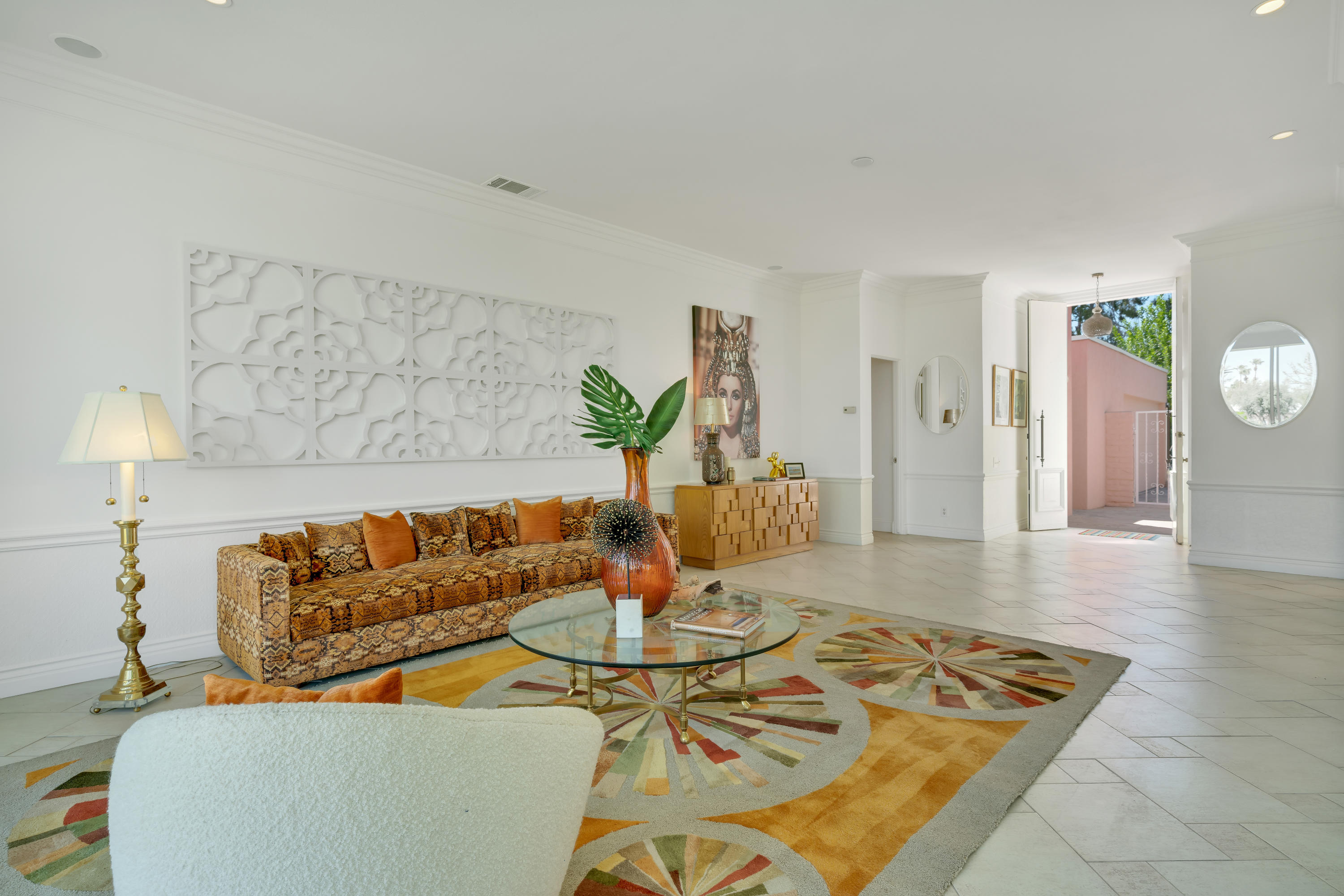 47420 Rabat Drive Palm Desert, CA 92260 - Photo 3 of 50 a living room with furniture and wooden floor