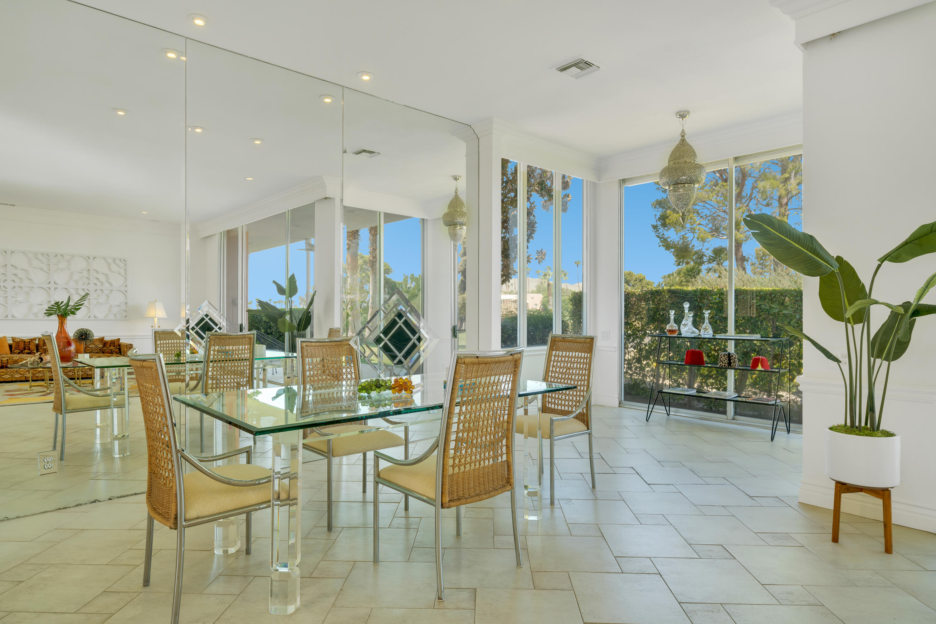 47420 Rabat Drive Palm Desert, CA 92260 - Photo 7 of 50 a view of a dining room with furniture and chandelier